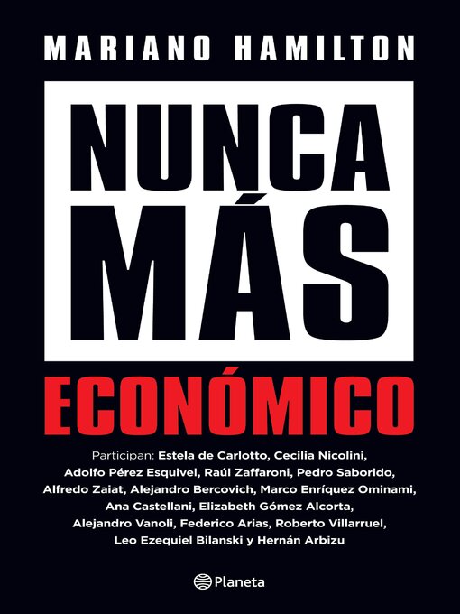Cover image for Nunca más económico